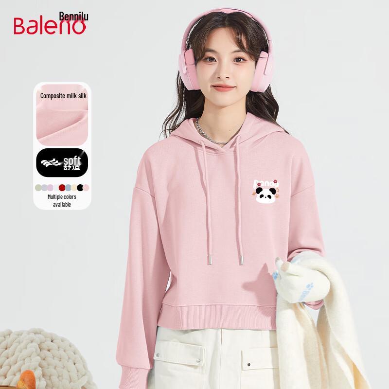 Baleno Women's Trendy Short Hooded Sweatshirt