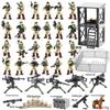 Movable Military Minifigure Building Blocks for Boys