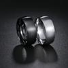 2PCS Stainless Steel Rings for Men 8MM Wedding Ring Set Simple Mens Rings Band  Stainless Steel Rings for Men