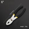 [Rust-Resistant Pliers] Rust-Resistant 6-Inch/8-Inch Slip Joint Pliers with Ergonomic Rubber Grip , Plumbing Pliers