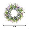 Vårkrans Dørkrans Fargerik, Kunstig Blomst Sommer for Festival Innendørs