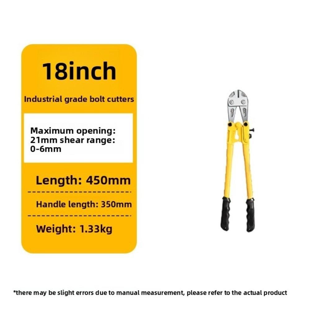 

Плоскогубцы для арматуры с длинной ручкой, многофункциональные мощные кусачки для арматуры, подарки, болторез, кусачки для проволоки 18in