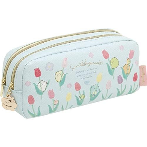 Sumikkogurashi Zasso and Yousei's Flower Garden Twin Zipper Pen Pouch PT11601