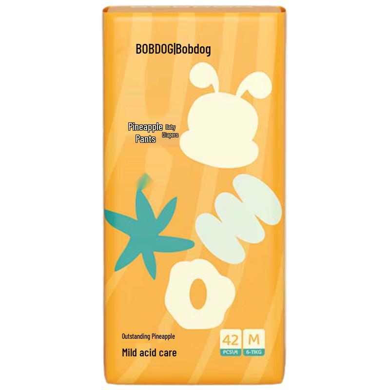 BOBDOG New Pineapple Ultra-Thin Baby Diapers