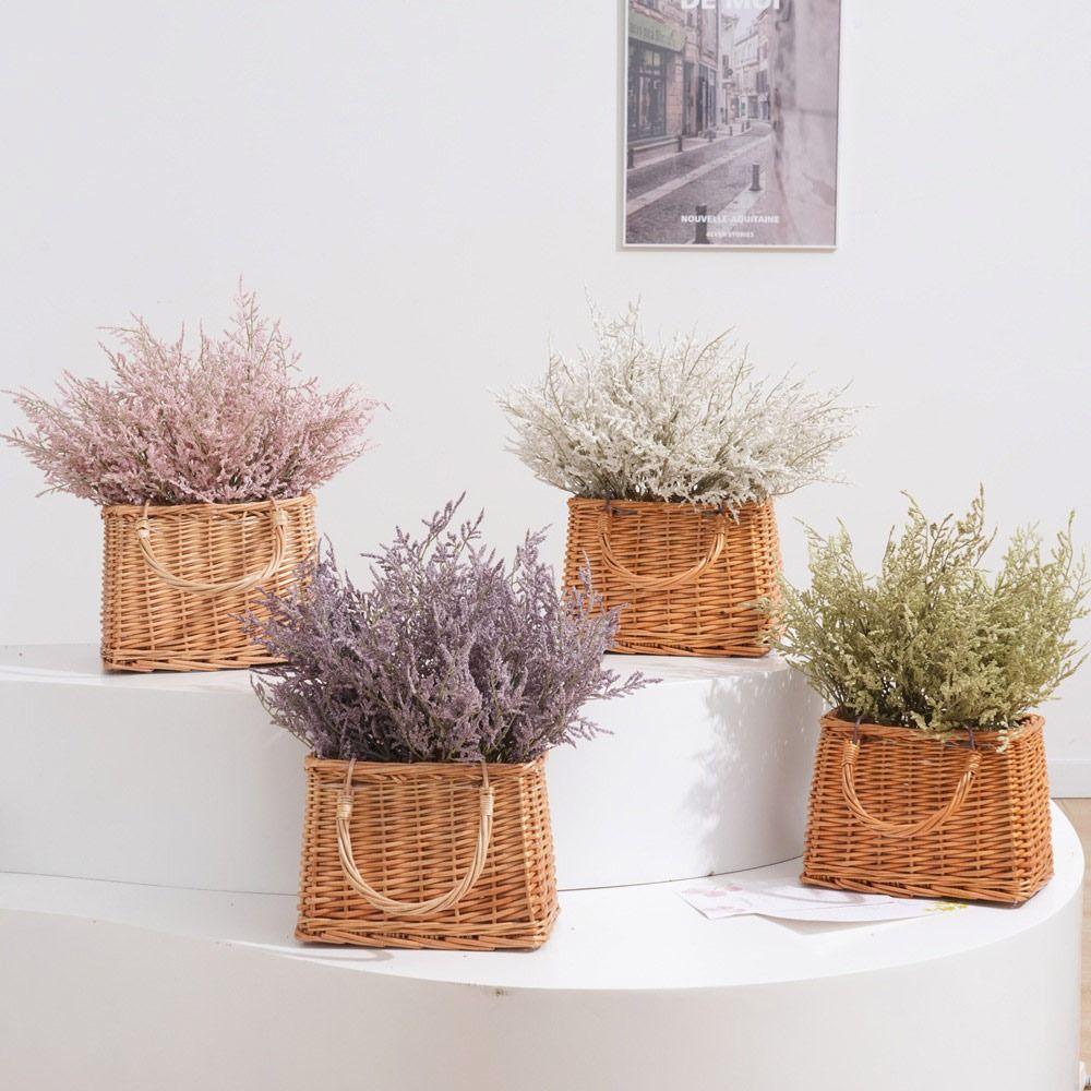 Desktop Ornament Artificial Flower Table Decoration Faux Flower Statice  Party Supplies