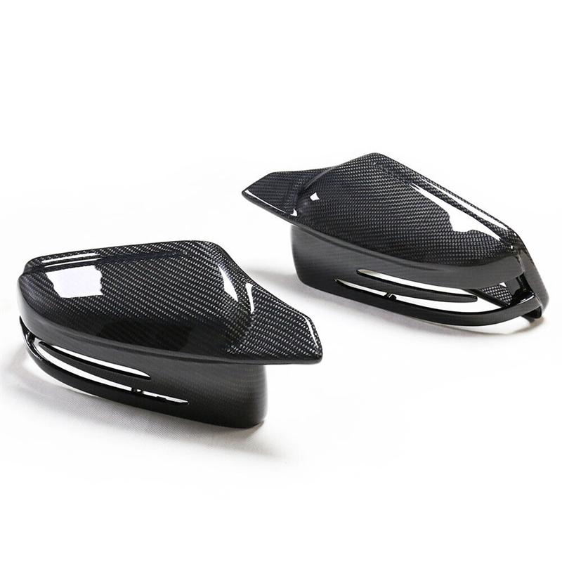 

M-Style Carbon Fiber Rearview Side Mirror Covers Cap For Mercedes Benz A C E S Class W204 W212 W218 2009 2010 2011 2012 2013 углеродного волокна черного