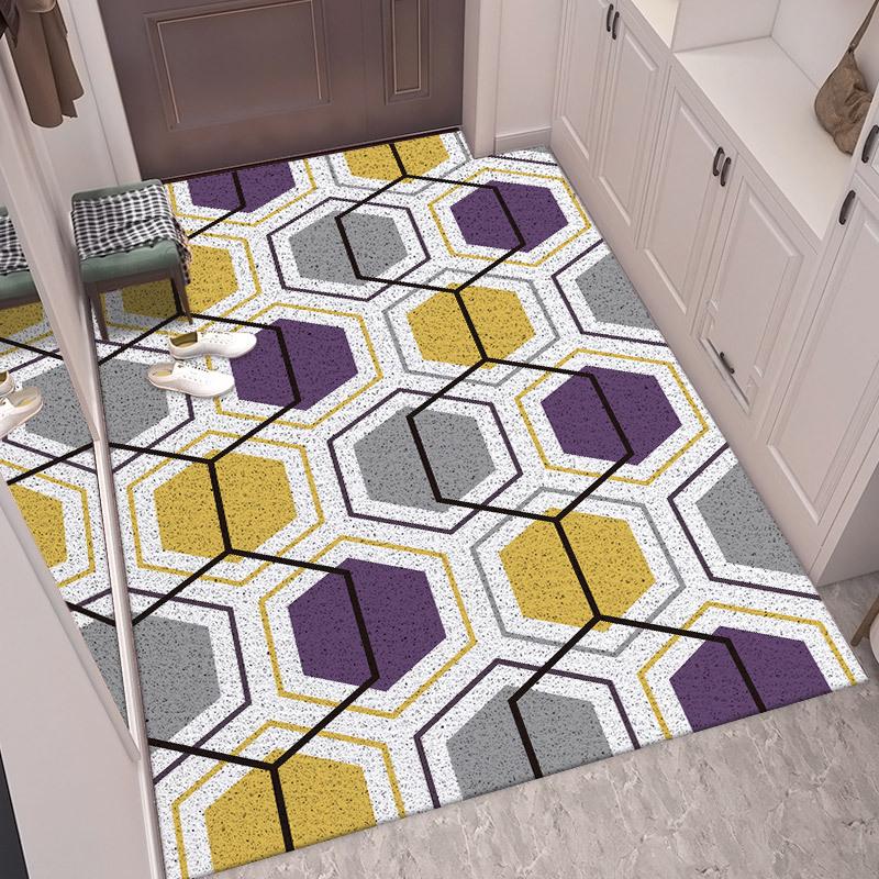 Cartoon Sisal Loop Non-Slip Entrance Mat - Dirt-Resistant, Cuttable Foot Pad for Hallway and Main Entrance