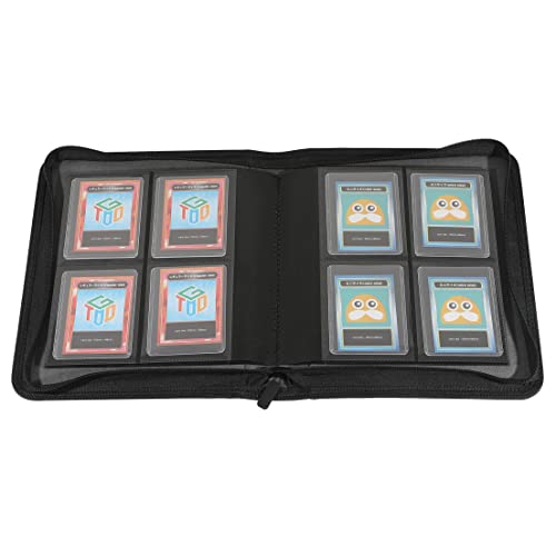 Toy God Top Loader File, Holds Cards While in Top Loader/Side Loader, Zippered (4 Pockets)