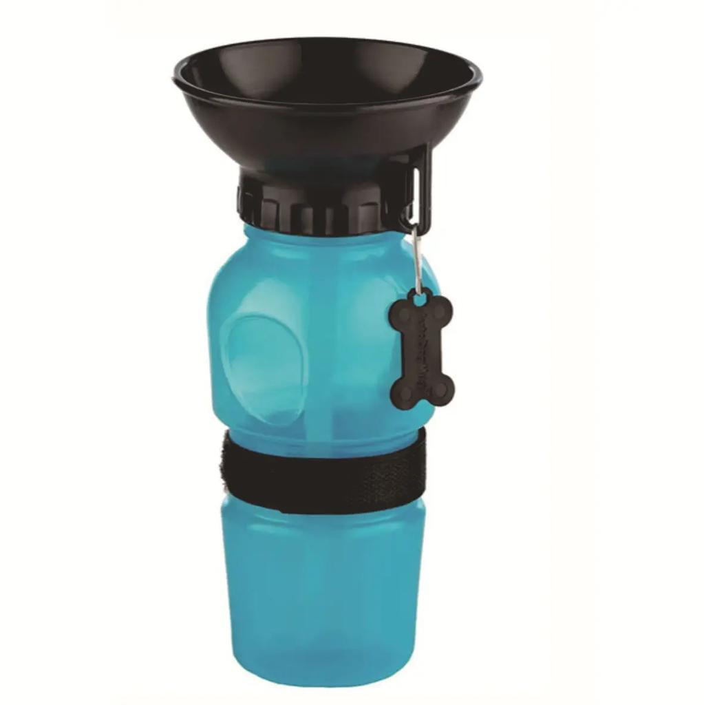 500ml Pet Dog Drinking Water Bottle Convenient Outdoor Portable Extrusion Large Travel Water Cup Water Feeder Bowl for Dog Cat