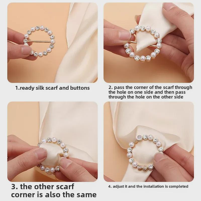 Foulard en soie à nœud d'angle et boucle d'ourlet de chemise - Accessoire polyvalent pour la taille et la décoration de t-shirt