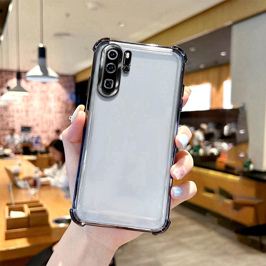 Airbag Shookproof Lens Case For Honor 20S 20 Lite 50 SE Magic 4 5 6 7 Pro Huawei P Smart P60 P30 P40 P50 Plating Silicone Cover