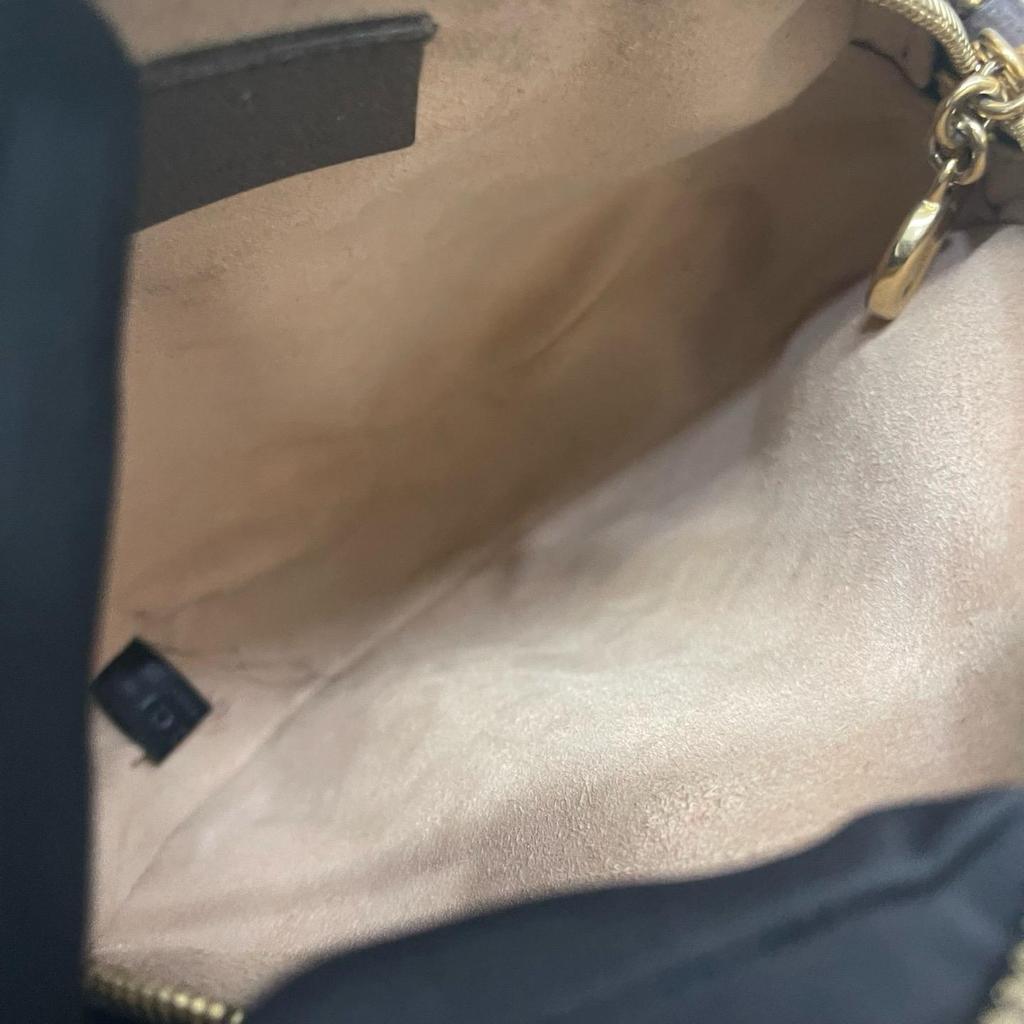 [Pre-Owned] Gucci Ophidia GG Mini Round Bag 'Beige' - Excellent #152G917