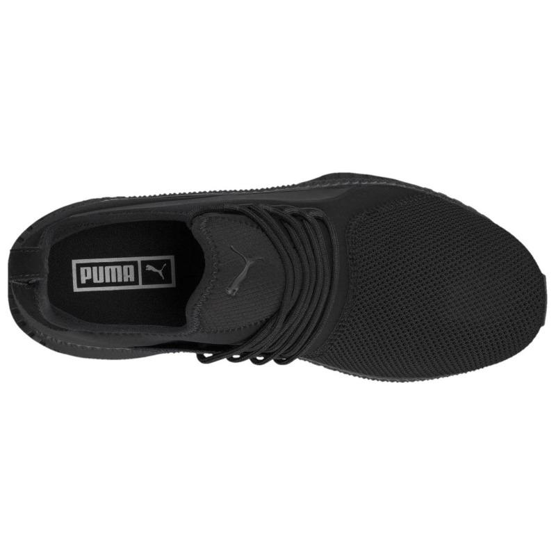 Puma Tsugi Apex Men's Low Top Casual Shoes Black Comfortable 366090-01