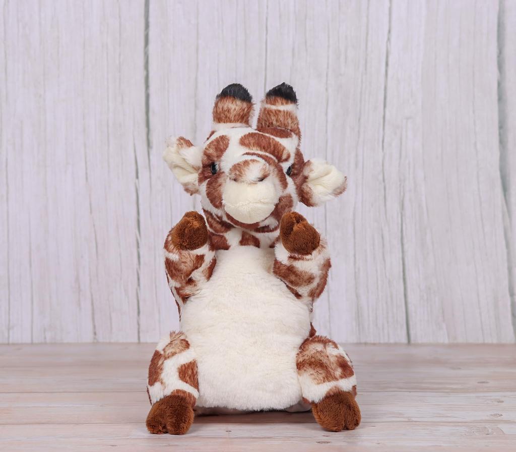 Takeoff Hand Puppet Giraffe Plush Toy
