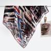 Polka dot double-sided heterochrome ethnic style retro 91 velvet large square scarf silk scarf women's spring and autumn warm shawl scarf scarf