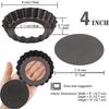 Black Carbon steel Non-stick Tart Pan for making pizza, roast chicken, cake