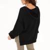 Women's Fashionable Solid Color Long Sleeved Sweatshirts Top