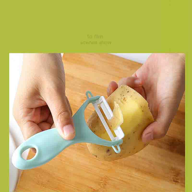 Obieraczka wielofunkcyjna Wielokolorowa ceramiczna obieraczka do melona Nóż kuchenny do obierania Kreatywny nóż do obierania do domu