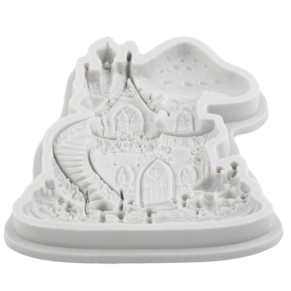 Mushroom House Silicone Molds Mushroom Fondant Mold Cake Decorating Tools Cupcake Topper Candy Chocolate Gumpaste Mold