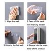 Wall Mounted Cutlery Storage Box Dustproof Tableware Storage Holder  for Home