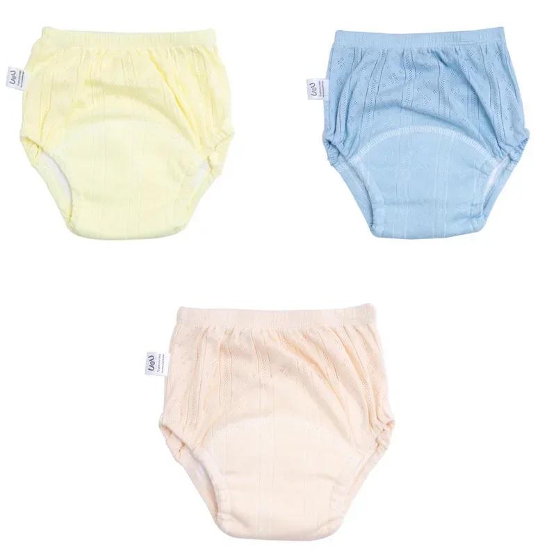3 PEZZI/LOTE Colori Caramella Pantaloncini da Allenamento per Neonato Shorts Estivi per Bambino Pannolini di Stoffa Lavabili per Maschio e Femmina Pannolini Riutilizzabili Mutandine per Lattante