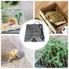 Reptile Heat Pad 5.9x5.51in Electric 5W Waterproof Adjustable Instant Heater Spider Snake Aquarium Heating Pad for Pets Small