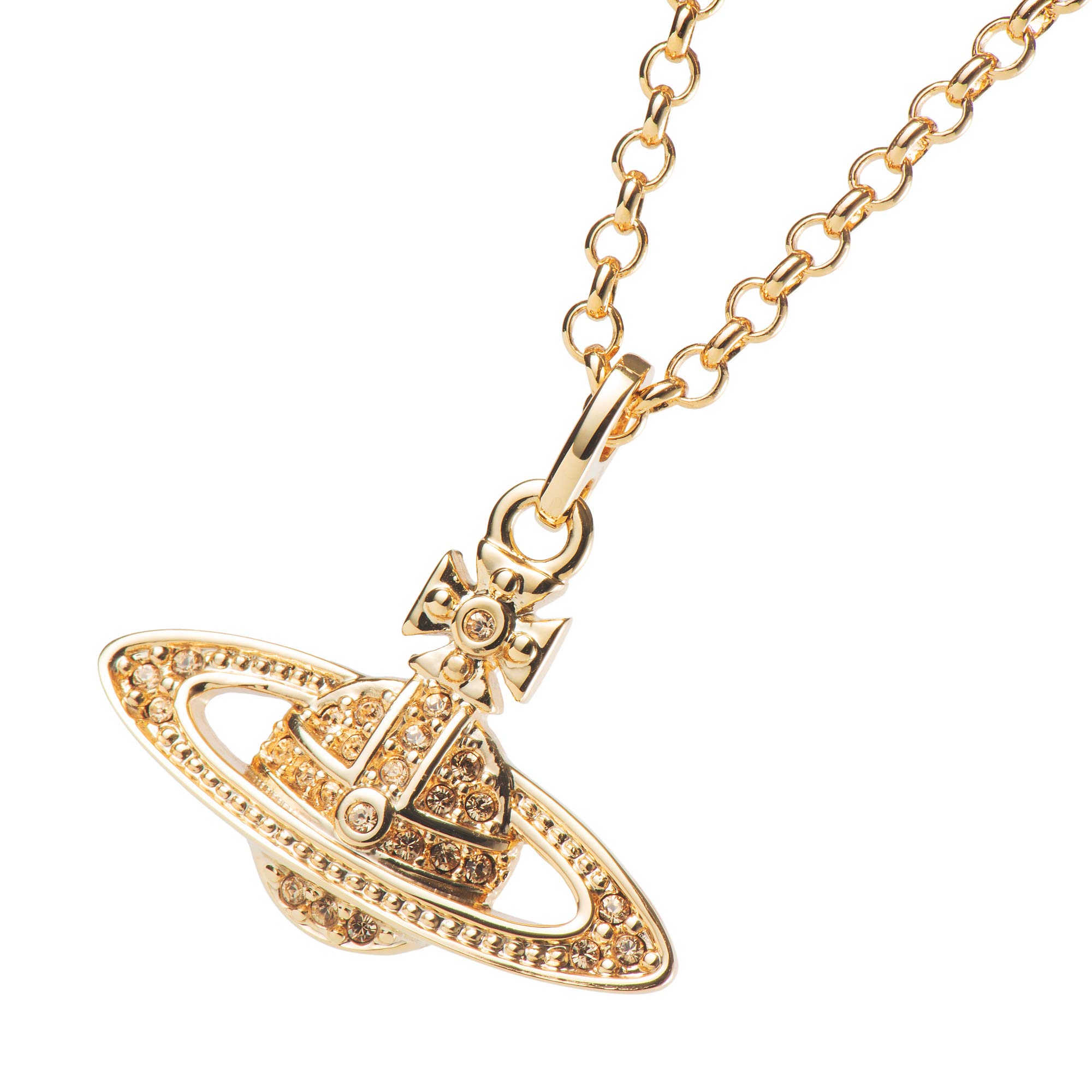 

VIVIENNE WESTWOOD Ожерелье 63020086 R121 Мини-автобус Рельеф Золото [Б/у] золотой