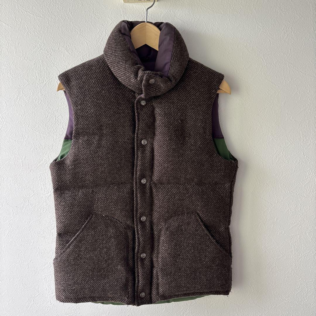 

[USED] waste twice SIERRA DESIGNS reversible down vest