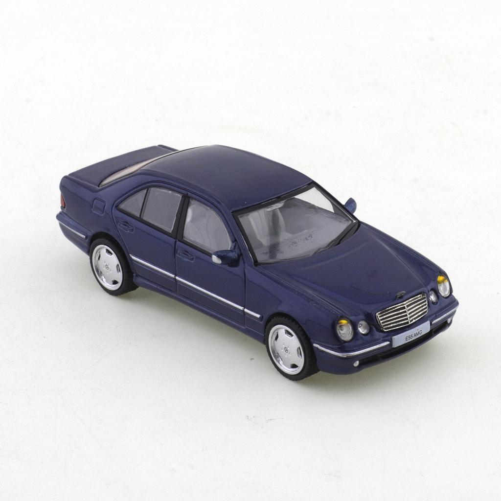 DCT SHADOW 1/64 Mercedes Benz E55 AMG (W210) Red Green Blue Diecast Model Toy Vehicles Miniatures Collectibles