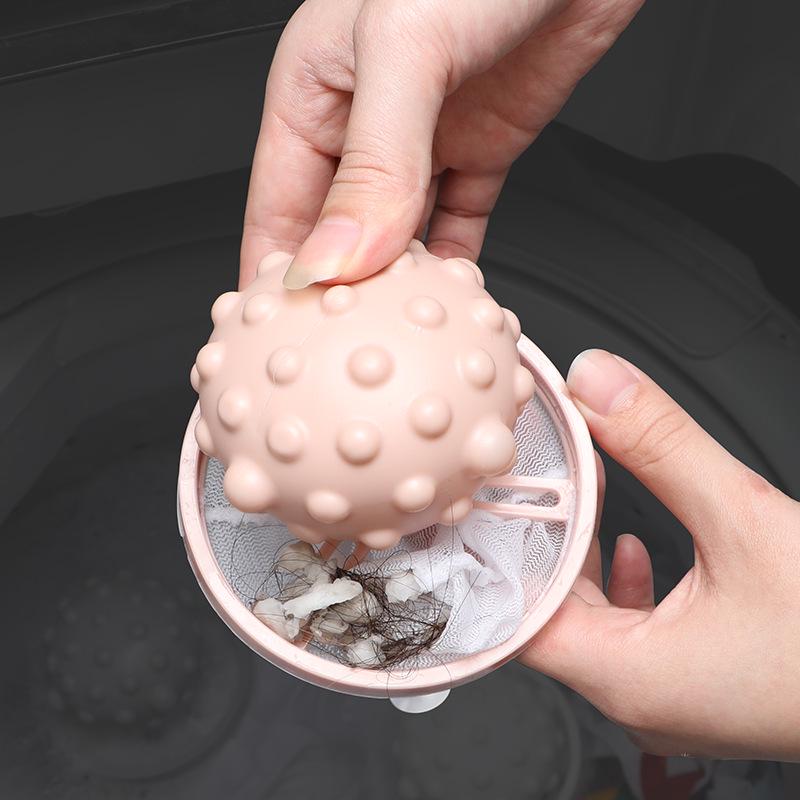 Floating Lint Remover Laundry Bag - Washing Machine Hair & Debris Filter Mesh