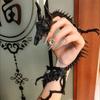 3d Printed Joint Dragon, Dragon Pendant Figurine, Gothic Cosplay Dragon Decoration