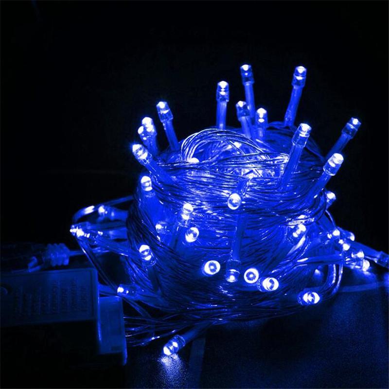 20M 200LED víla třpytivá řetězová světla pro svatbu víla Vánoční večírek Holiday Garden Dekorativní LED lampa EU/US Plug