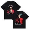 Unisexs And Womens Gothic Hiphop Short Sleeved Tshirts For Street Wear Popular Singer The Weeknd Xos New Album Tour Tshirt