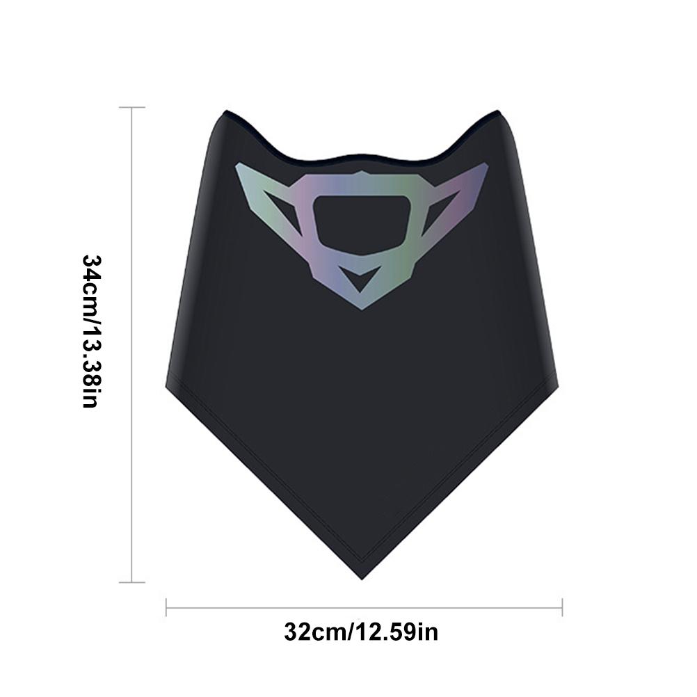 Nackengamasche Gesichtsbedeckung Sturmhaube Wasserdicht Reflektierend Fleece Gesichtsbedeckung für Männer Frauen Winter Radfahren Wandern