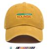 Pc FEINKOST KOLINSKI Printed Baseball Cap Fashionable Letter Pattern Design Simple Vintage Style Snapback Hat Unisex Adjus