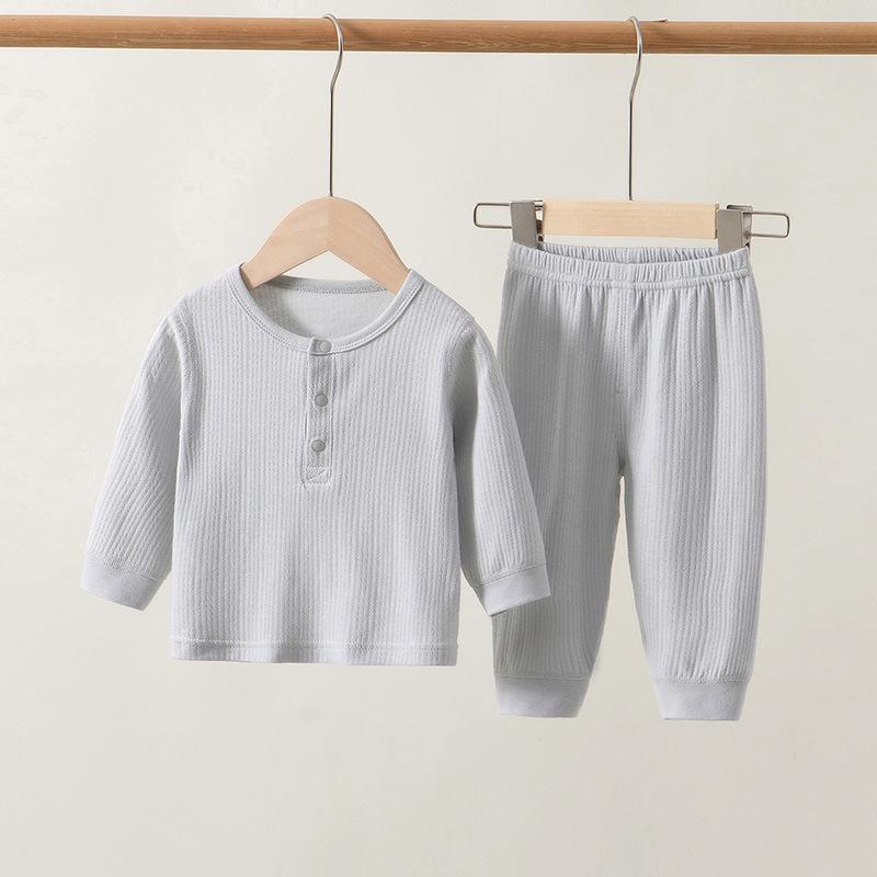 Newborn Baby Two-Piece Underwear Set - Tagless Spring & Autumn Homewear