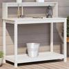 VidaXL Potting Table with Shelves, Planting Table with Storage, Potting Bench, Garden Plant Table, 832413
