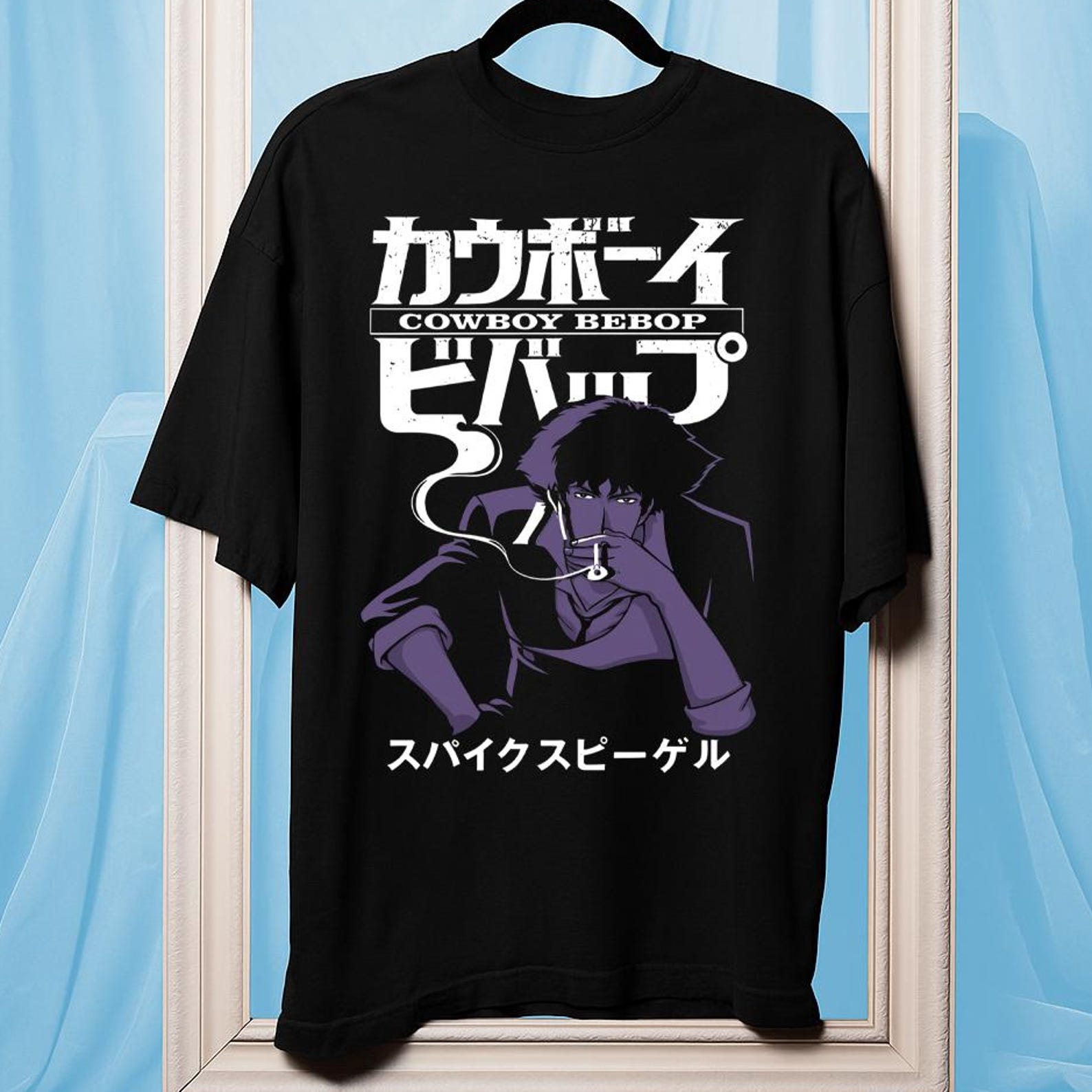 Vintage Cowboy Bebop Anime T-Shirt, Japanese Manga Graphic Tee 4XL