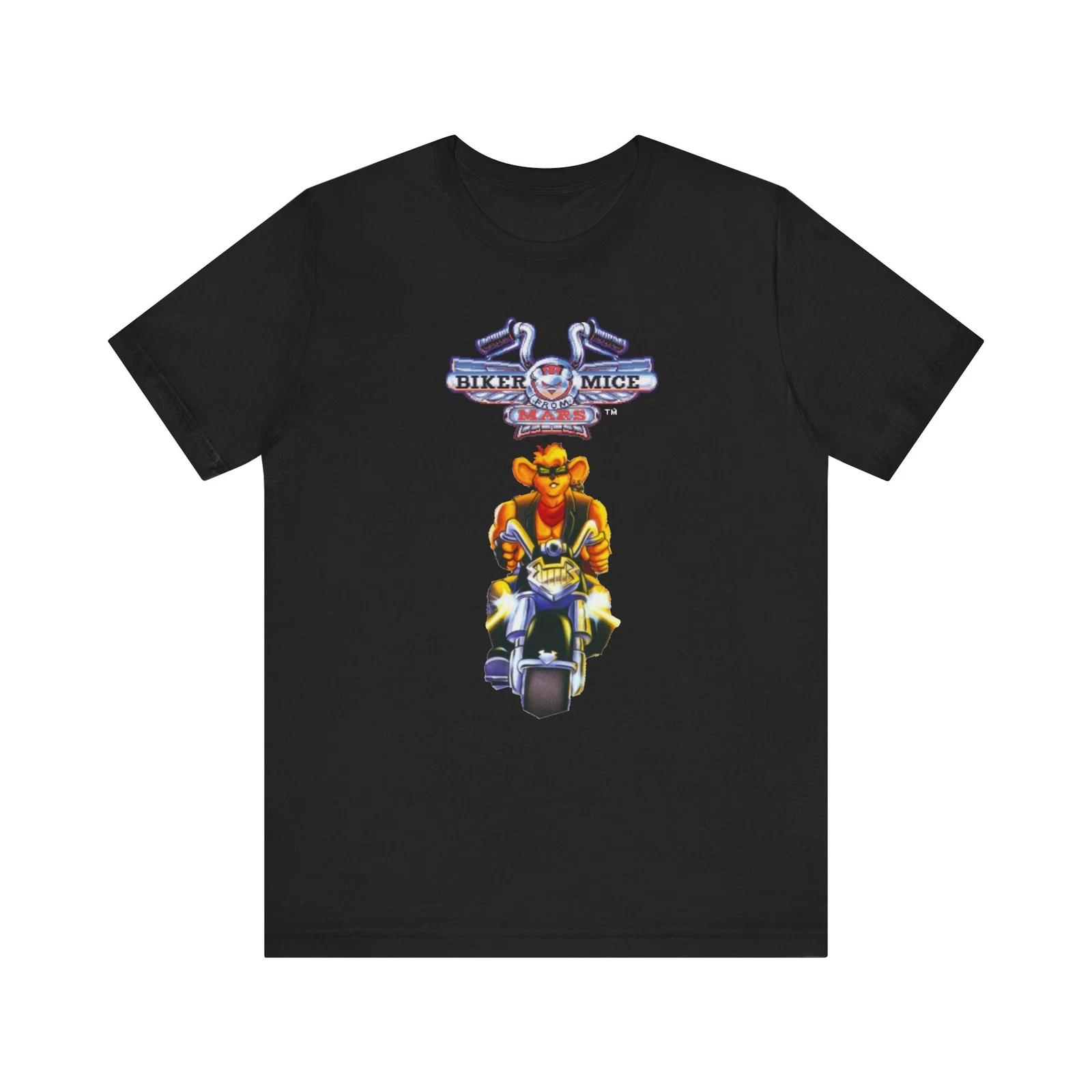 

Biker Mice From Mars SNES Retro Style Cover Logo Unisex Jersey Short Sleeve Tee 3XL