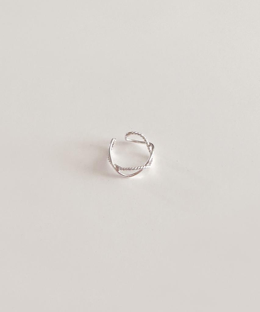 Code.H (Silver 925) Wave Toe Ring