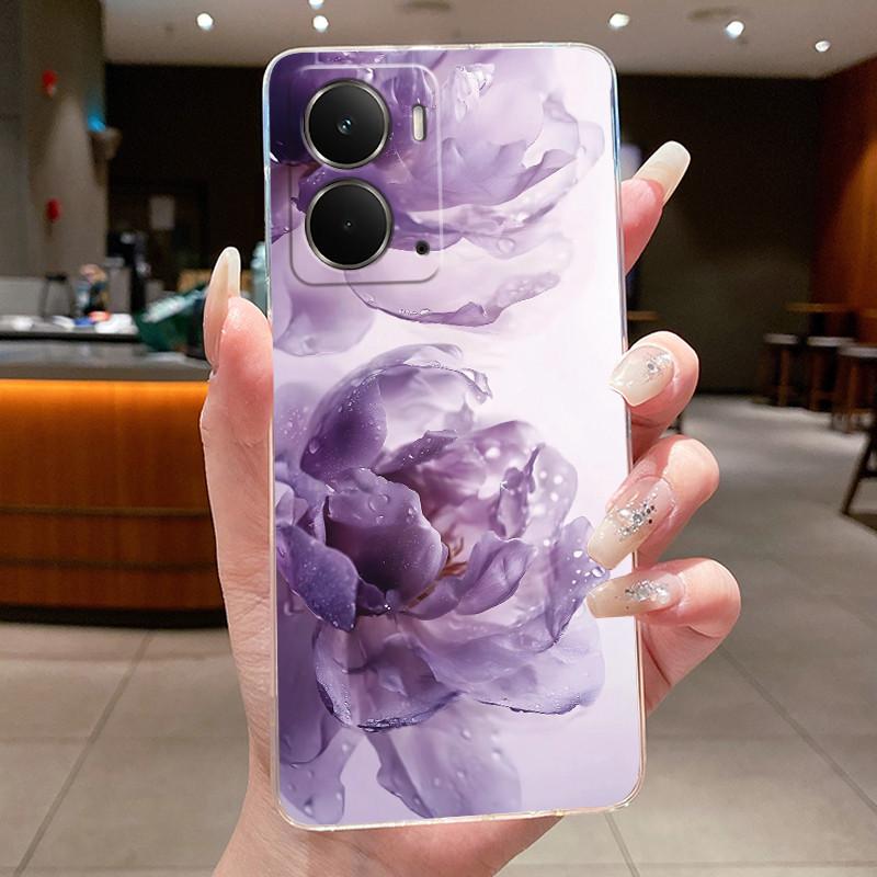 Phone Casing For Realme P3 5G Back Cover Luxury Dragon Cute Cool Boys Girls Flowers Patterns Transparent Soft Silicone TPU Case