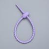 5/10PCS Silicone Reusable Bag Ties Twist Wire Fasten Cable Zip Tie for Headset Data Line Pendant Adjustable Soft Universal Tie