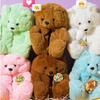 Teddybär-Hausschuhe, kalte Hände und Füße, Wohnzimmer-Hausschuhe, Teddybär-Puppe