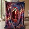 AC Milan Theme blanket Soft Flannel Blanket Plush Throw Blanket Cozy Sofa Bed Blanket for Home Decor
