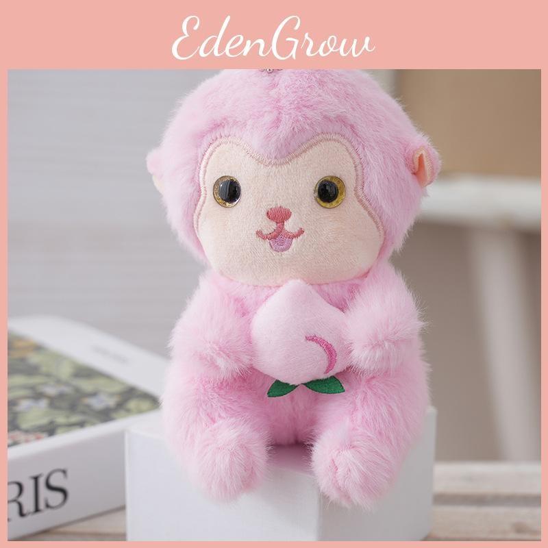 Monkey Soft Plush Keychain Pendant Figure Cotton Backpack Collecting Accessory