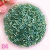 New 2*6.5mm 400pcs/lot Czech Cylindrical Glass Bugle Beads European Seed Long Tube Two Hole Loose Beads for Jewelry Making