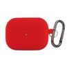 Lychee Pattern Silicone Case with Carabiner for AirPods Pro
