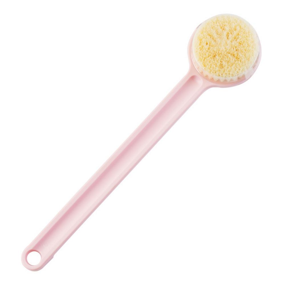 Soft Haired Long Handled Shower Brush Adult Body Rubbing Rich Foam Bath Ball Prsonal Care Cleaning Brush Bathroom Accessories