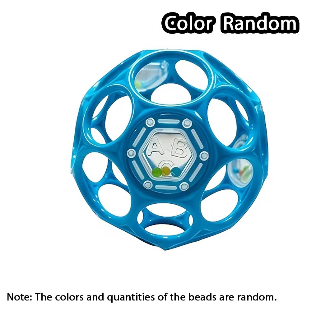 Baby Hollow Sensory Ball,Soft Grasping Ball Toy With Rattle,Early Development Hand-Eye Coordination Toy For Boy&Girl Toys