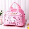 Oxford Wasserdichte Isolierte Lunchtasche Rosa Tragbare Thermotasche für Damen Brotdosen-Tasche